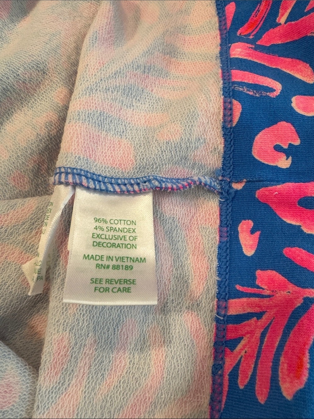 Lilly Pulitzer Royal Blue & Hot Pink Tropical Shift Dress - Picture 7 of 7